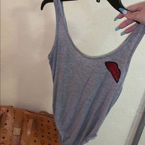 Sexy low cut bodysuit